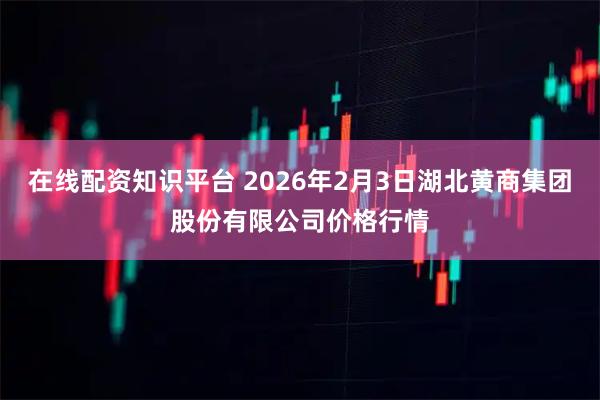 在线配资知识平台 2026年2月3日湖北黄商集团股份有限公司价格行情