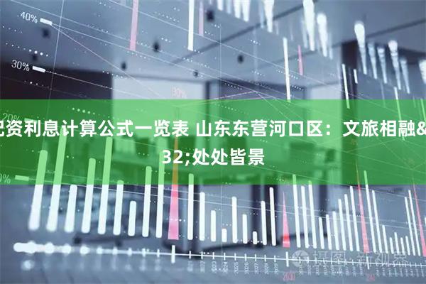 配资利息计算公式一览表 山东东营河口区：文旅相融 处处皆景
